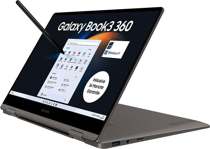 Samsung Galaxy Book3 Pro Convertible Laptop