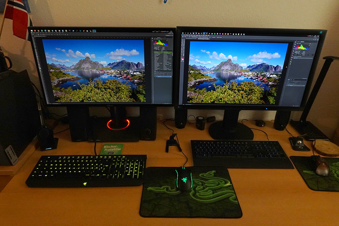 PC für Bildbearbeitung - Tastatur und Maus